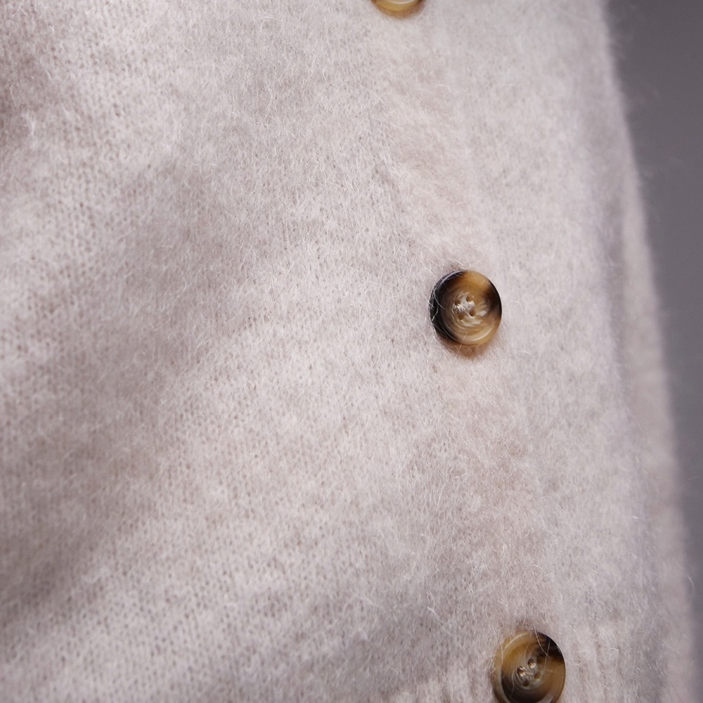 & Other Stories Ivory Button-Up Cardigan Mohair NWOT! - Picture 3 of 3